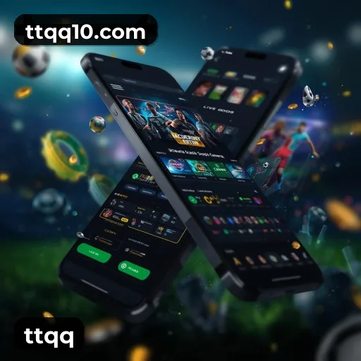 Aplicativo móvel ttqq para iOS e Android